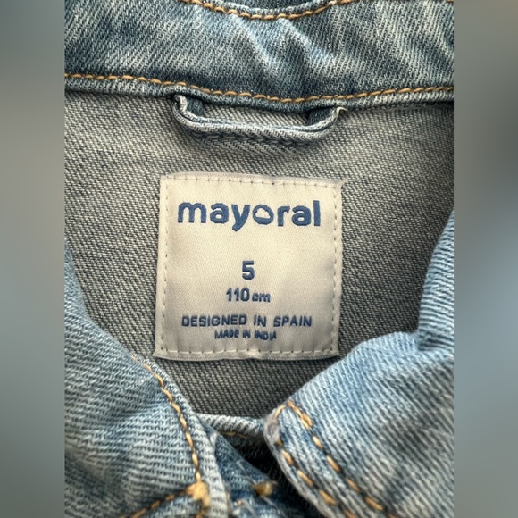 NWOT Mayoral Jean / Denim Studded Vest - Size 5 - Picture 4 of 7